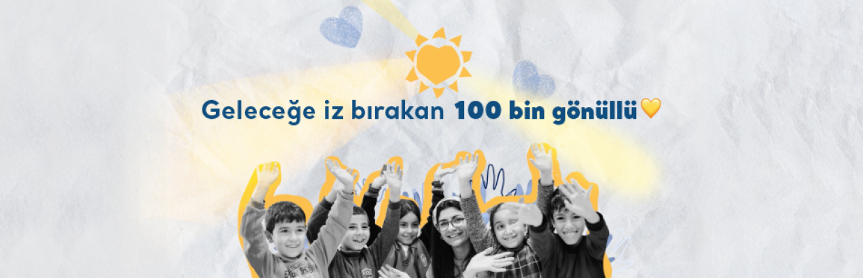 100 Bin Gönüllü sayfa görseli.