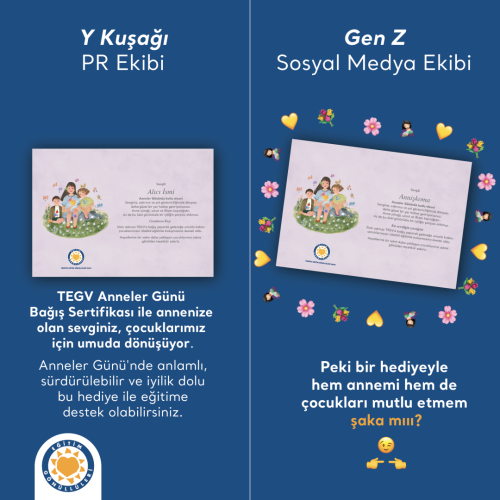 Anneler Günü Sertifikası 💛 içerik görseli.