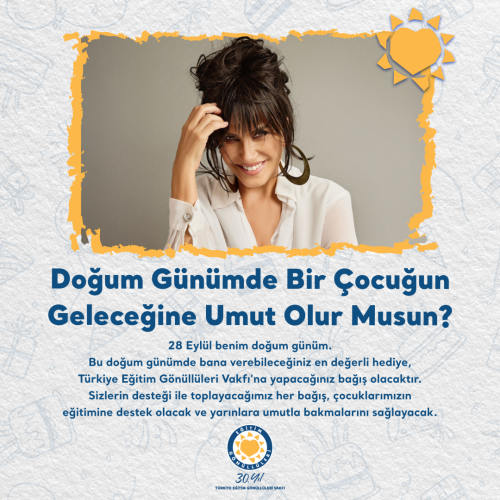 Ayşegül Aldinç Doğum Günü Kampanyası içerik görseli.