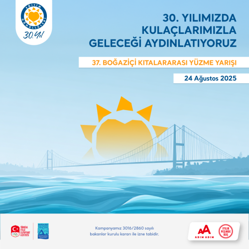Boğaziçi Kıtalararası Yüzme Yarışı Bağış Kampanyası içerik görseli.