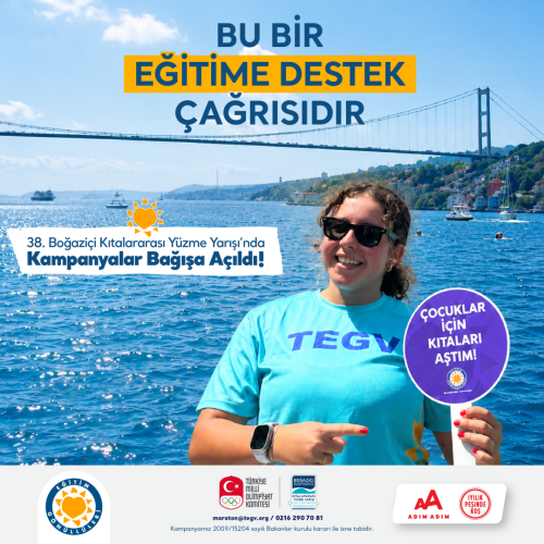 Boğaziçi Kıtalararası Yüzme Yarışı TEGV Kampanyaları içerik görseli.