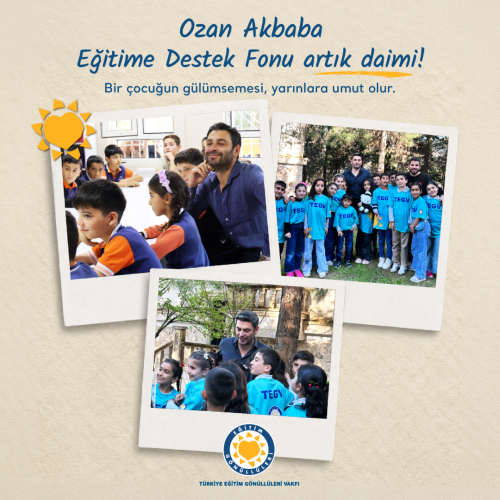 Ozan Akbaba Eğitime Destek Fonu içerik görseli.