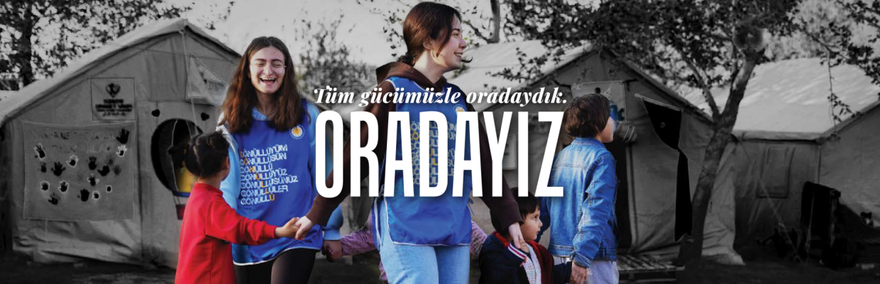 Deprem Sonrası Destek Çalışmalarımız sayfa görseli.