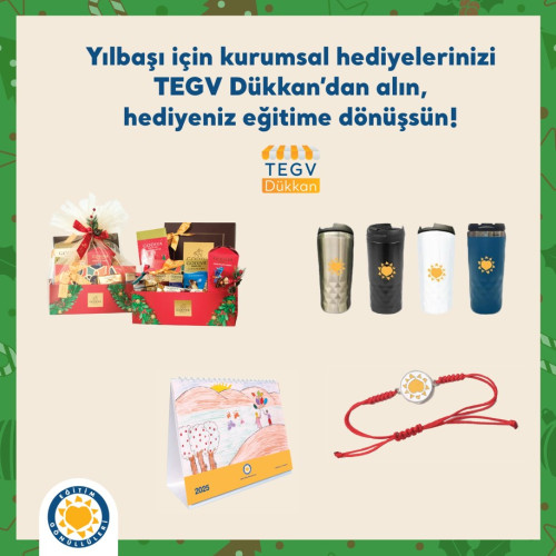 TEGV Dükkan Yılbaşı Hediye Kataloğu içerik görseli.