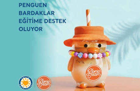 Gloria Jean’s Coffees ile Penguen Bardaklar Eğitime Destek Oluyor içerik görseli.