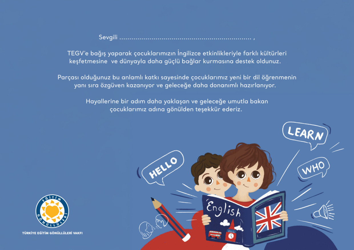 İngilizce Etkinliği Sertifikası sertifika görseli.