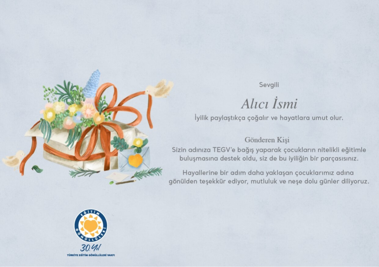 İçimden Geldi Bağış Sertifikası sertifika görseli.