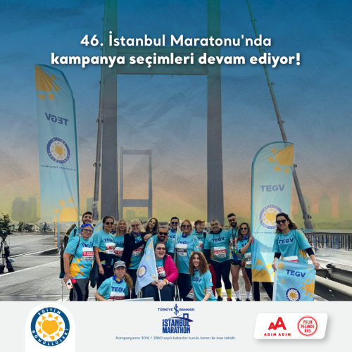 İstanbul Maratonu'nda TEGV'le İyilik Peşinde Koş! içerik görseli.