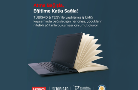 Lenovo’dan Anlamlı Çağrı: “Cihazını Bağışla, Geleceğe Umut Ol! içerik görseli.