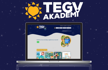 Dijital Eğitim Platformumuz TEGV Akademi içerik görseli.