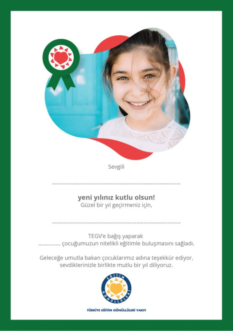 Yeni Yılı Kutlayın! sertifika görseli.