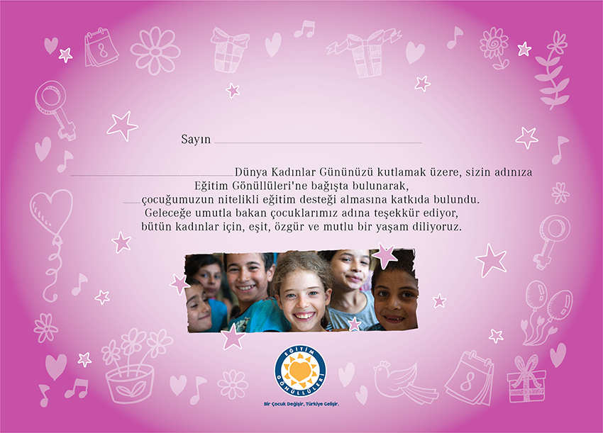 Eğitime Destek Sertifikası