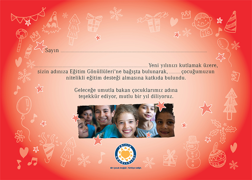 Eğitime Destek Sertifikası